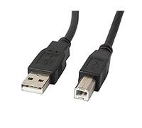 LANBERG Cable Impresora USB Macho/USB Macho FERRITA 5M Negro