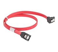 LANBERG CABLE SATA III 50 CENTA METROS CA-SASA-13CU-0050-R CONECTOR EN ANGULO PLETINA SEGURIDAD