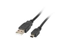 LANBERG CABLE USB 2.0 MACHO/MINI USB MACHO FERRITA 1.8M NEGRO