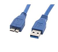 Cable usb lanberg 3.0 macho - micro usb macho 0.5m azul