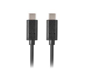 LANBERG Cable USB Tipo-C M/M 1.80M Negro CA-CMCM-31CU-0018-BK