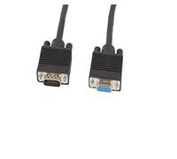 Lanberg Cable VGA CA-VGAC-10CC-0030-B+ conector macho a hembra con ferrita negro 3 m
