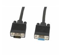 Cable lanberg vga macho hembra ferrita negro 5 m