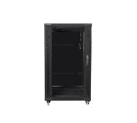 LANBERG FF01-6822-12B Armario Rack 22U Independiente Negro para Servidores y Equipos de Red