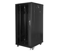 Lanberg FF01-6827-12BL - Rack o bastidor independiente - 27U - 800 kg - Bloqueo del teclado - Rieles de rack - Patas ajustables