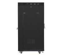 Lanberg - FF01-6827-23BL armario rack 27U Rack o bastidor independiente Negro