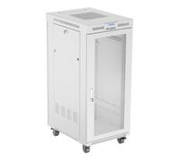 LANBERG FF01-6827-23SL Armario Rack 27U Bastidor para Instalación en Suelo Gris