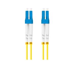 LANBERG fiber optic patchcord SM LC/UPC-LC/UPC duplex 2m LSZH g657a1 3.0mm yellow
