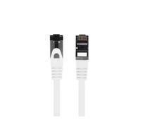 Lanberg Fluke - Cable de red (cat. 8.1 S/FTP LSZH CU, 0,25 m), color blanco