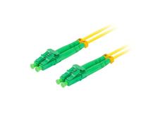 Latiguillo fibra optica lc - apc a lc - upc lanberg 2m mono duplex g657a1 lszh amarillo