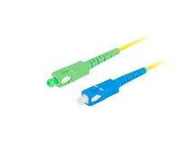 Lanberg - FO-SASU-SS21-0010-YE cable de fibra optica 1 m SC G.657.A1 Amarillo