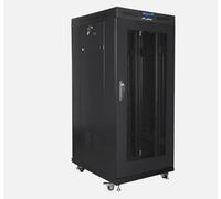 LANBERG free standing rack 19inch cabinet 27U 600x800 mesh door LCD flat pack juodas