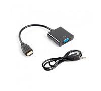 Lanberg Adaptador HDMI Macho/VGA Hembra+MINIJACK 3.5MM Hembra 20CM