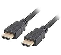 Lanberg Cable HDMI Macho-Macho CA-HDMI-10CC-0200-BK 20 m V1.4 Negro/Oro