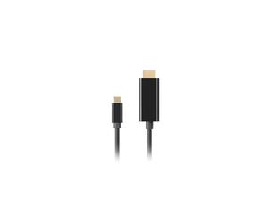 Lanberg Kel USB-C-HDMI 1.8M 4K CA-CMHD-10CU-0018-B - 5901969436778