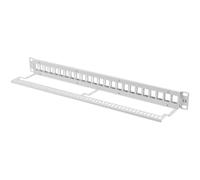 Lanberg Keystone Patch Panel 19'', 24 Port 1U, Gray