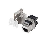 Lanberg KSF6-1000 - Conector Keystone Ethernet RJ45 Cat.6 FTP 180 Grados