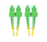 lanberg LATIGUILLO FIBRA 1M MONO SC/APC-SC/APC DUPLEX G657A1 LSZH AMARILLO