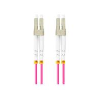lanberg LATIGUILLO FIBRA 5M MULTI LC/UPC-LC/UPC DUPLEX OM4 50/125 LSZH VIOLETA