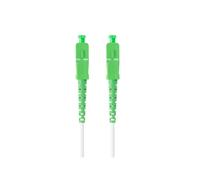 Lanberg Latiguillo Fibra Óptica SC/APC a SC/APC Simplex Monomodo G657A2 2.5m Blanco