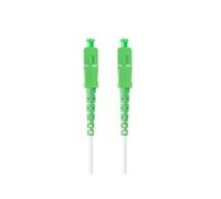 Lanberg Latiguillo Fibra Óptica SC/APC a SC/APC Simplex Monomodo G657B3 5m Blanco