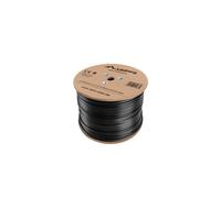 BOBINA CABLE RED LANBERG EXTERIOR UTP RJ45 CAT.5E SOLIDO CU AWG24 305M NEGRO FLU