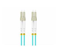 Lanberg fo-lulu-md31-0050-tq cable de fibra optica 5 m lc om3 color ag