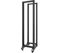 Lanberg Armario Open Rack OR01-6842-B 42U 600x800 mm Negro 600 kg