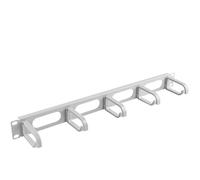 Lanberg ORGANIZADOR DE CABLES 5 ANILLAS PLASTICO 1U TIPO B RACK 19 GRIS