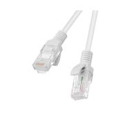 Lanberg Pack de 10 CABLES RED RJ45 CAT. 6 UTP 0,25 m, color gris