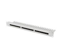 LANBERG Panel de conexión de 19" 1U 24 Puertos Cat.5E UTP + Cable org.