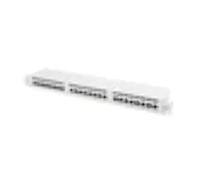 PATCH PANEL LANBERG 24 PUERTOS 1U 19" CAT.6 FTP GRIS