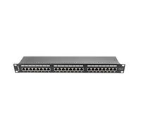 Lanberg patch panel ppu6-0024-b 24 puertos categoria 6 19 0.5u negro