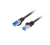 Cable red lanberg latiguillo cat.6a s - ftp lszh cca 15m negro fluke passed