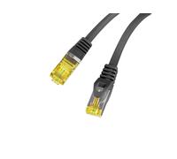 Lanberg pcf6a-10cu-0025-bk cable de red negro 0,25 m cat6a s/ftp (s-st