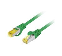 Lanberg pcf6a-10cu-0050-g cable de red verde 0,5 m cat6a s/ftp (s-stp)