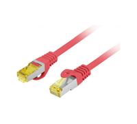 Lanberg pcf6a-10cu-0150-r cable de red rojo 1,5 m cat6a s/ftp (s-stp)