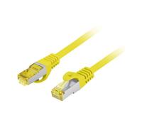 Lanberg pcf6a-10cu cable de red amarillo 2 m cat6a s/ftp (s-stp)