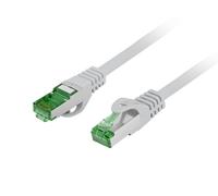 Cable Lanberg Cat 7 S/FTP LSZH de 0,25m - Gris Fluke Passed
