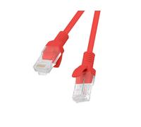 Lanberg pcu5-20cc-0025-r cable de red rojo 0,25 m cat5e u/utp (utp)