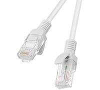 CABLE RED LANBERG LATIGUILLO CAT.6 UTP 0.5M GRIS FLUKE PASSED