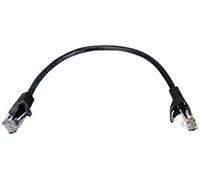 Lanberg PCU6-10CC-0025-BK - Cable de Red Ethernet RJ45 UTP Cat.6 25cm Negro