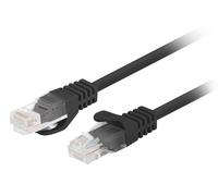Lanberg pcu6-20cc-0025-bk cable de red negro 0,25 m cat6 u/utp (utp)