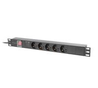 Lanberg pdu-05f-0200-bk unidad de distribución de energía (pdu) 5 sa