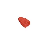 Funda protectora lanberg plb - 1000 - r para conector rj45 pack de 100 unidades rojo