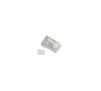 Lanberg - PLS-6020 conector RJ-45 Acero inoxidable, Transparente