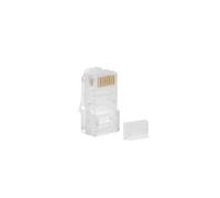 LANBERG CONECTOR DE RED RJ45 PLU-6000 PARA CABLEADO UTP CAT6 BOLSA DE 100 UNIDADES