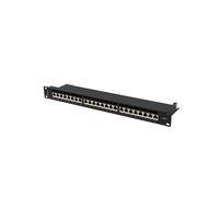 Lanberg Patch Panel 24 Port 1U Cat.7 FTP Black PPS7-1024-B
