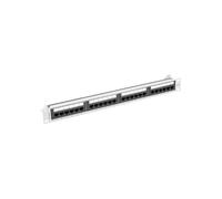 PANEL PARCHE 24 PUERTOS 1U 19" CAT.6A GRIS PPUA-1024-S