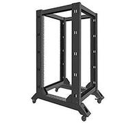 Rack independiente Lanberg OR01-6822-B 22U 600kg 19'' Acero Negro Autoinstalable